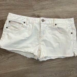 Aeropostale White Shorts Casual Coastal Juniors 13/14